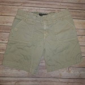 Sanctuary Bermuda Long Tan Khaki Shorts Sz 30